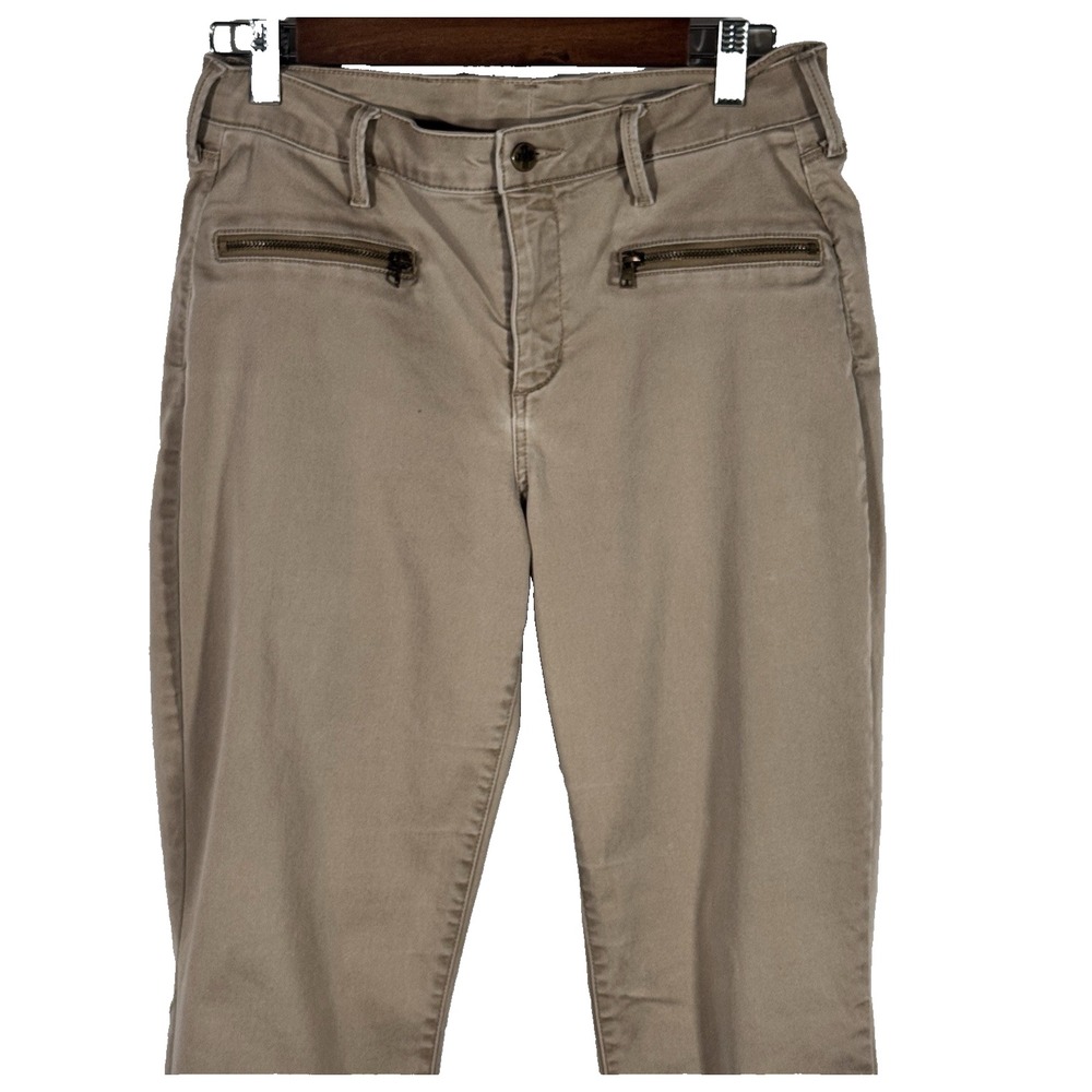 NYDJ Jeans Womens 10  Lift Tuck Tech Mid-Rise Straight Leg Tan Stretch Slimming‎ - Picture 5 of 14